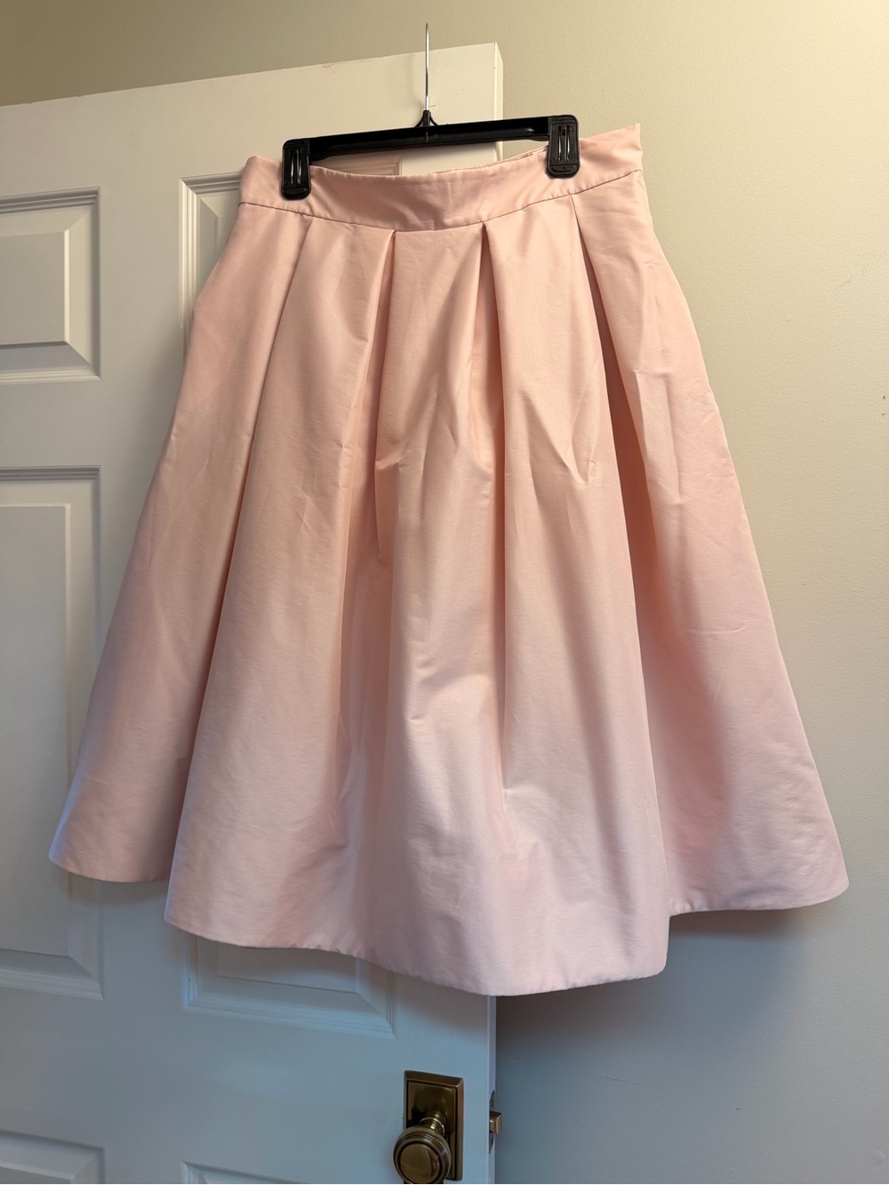 White House Black Market Pale Pink Full Circle Skirt